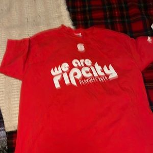 Portland trailblazers T-shirt we are rip city playoffs 2014
